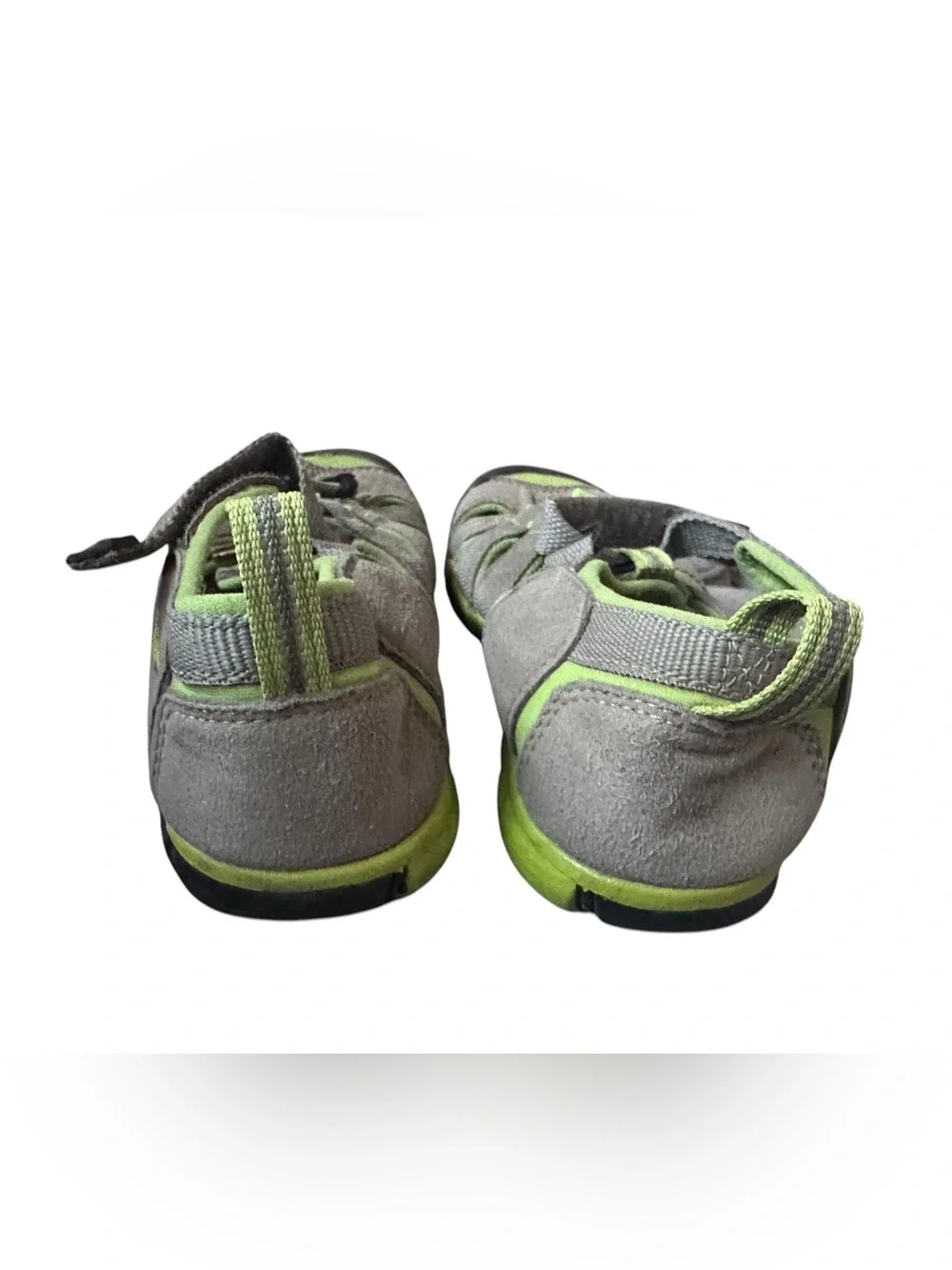 KEEN Clearwater CNX Sandals Lime Green Gray‎ Youth Size 3